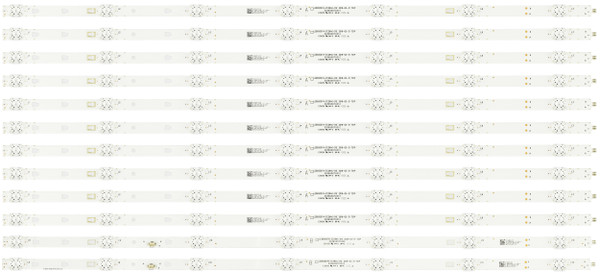 JVC/Westinghouse 30365007031E LED Backlight Strips (12) LT-65MAW595 WR65UX4019 NEW
