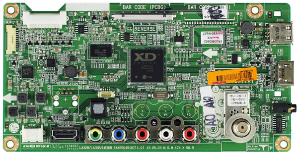 LG EBT62739402 (EAX65049107(1.0)) Main Board for 50LN5200-UB