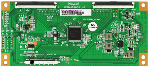 Sceptre N2TP495UHDPU1L_A2 T-Con Board