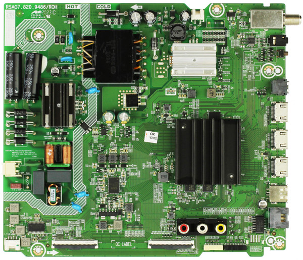 Hisense 275744 Main Board/Power Supply 55R6090G5 (SEE NOTE)