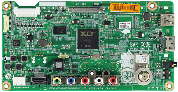 LG EBT62860401 (EAX65049107(1.0)) Main Board for 55LN5200-UB