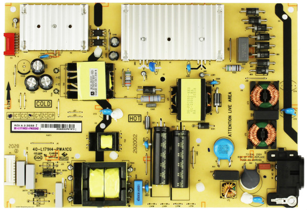 TCL 08-L171WD2-PW200AD Power Supply Board 65S421 65S423 65S425