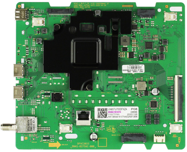 Samsung BN94-16107X Main Board UN65TU700DFXZA UN65TU7000FXZA (Version UA06)