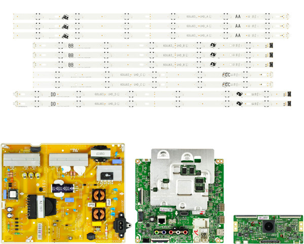 LG 60UJ6300-UA.BUSYLOR LED TV Repair Parts Kit with LED Backlight Strips