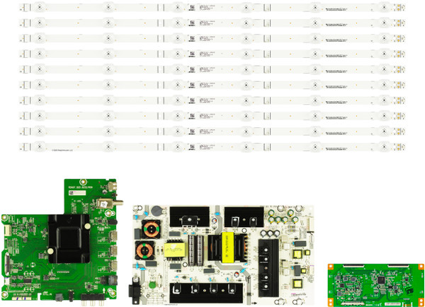 Hisense 65R7050E1 Complete LED TV Repair Parts Kit w/LED Strips Ver 2 (SEE NOTE)