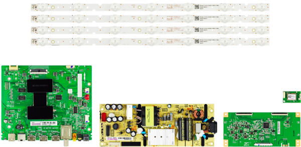 TCL 50S421LDAA 50S423 50S425TEBA Complete Repair Parts Kit w/LED Strips Ver 2