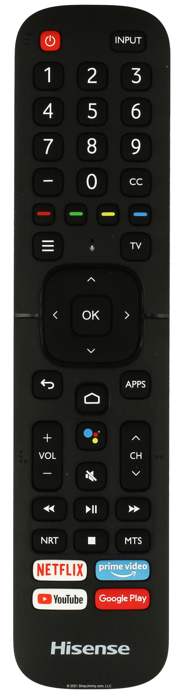 Hisense 269326 ERF2G60H Remote Control -- Open Bag