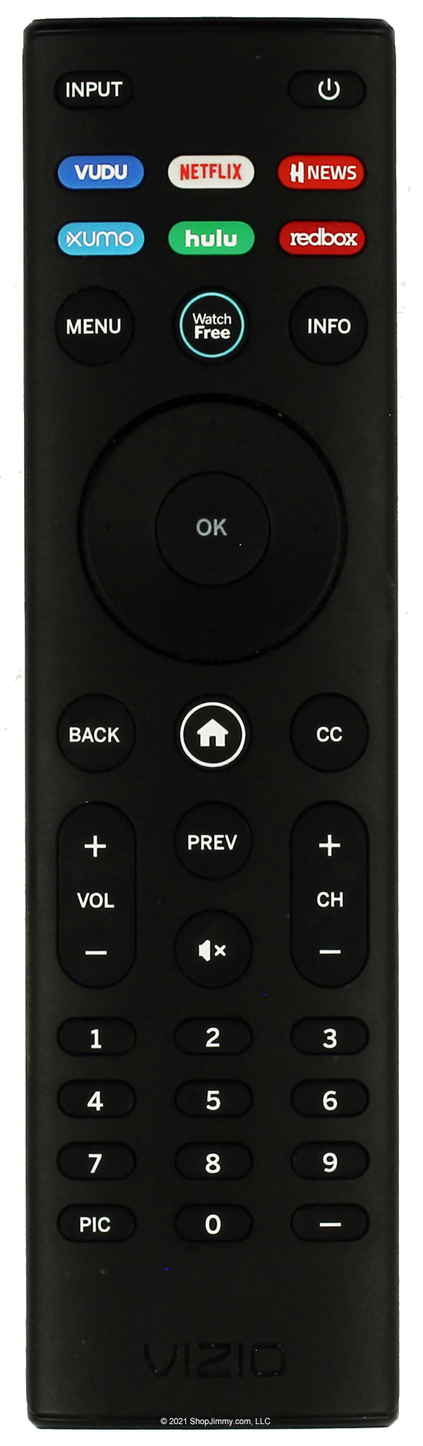 Vizio Universal XRT140RL Remote Control--OPEN BAG