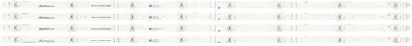 Hisense Toshiba SVH500AG1 SVH500AH2 LED Backlight Strips (4) 50A6G 50C350KU NEW