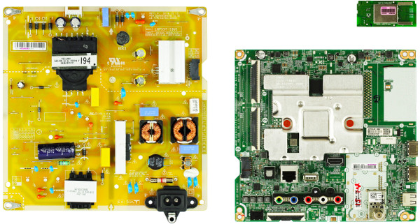 LG 55UN7300PUF.BUSFLKR Complete LED TV Repair Parts Kit - V5