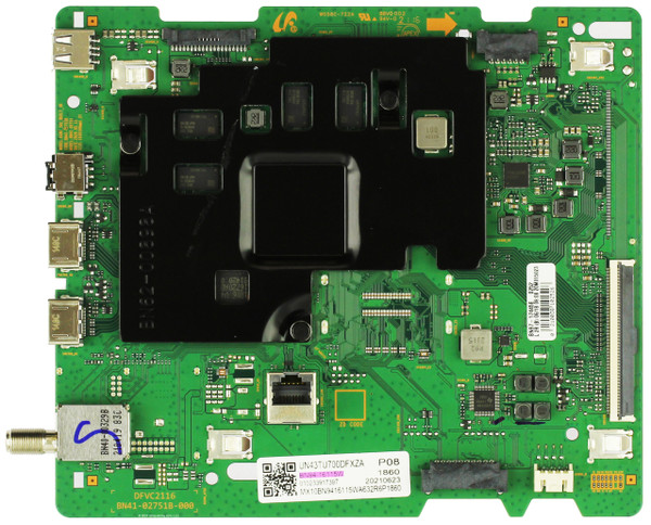 Samsung BN94-16115W Main Board UN43TU700DFXZA (Version AE10) SEE NOTE