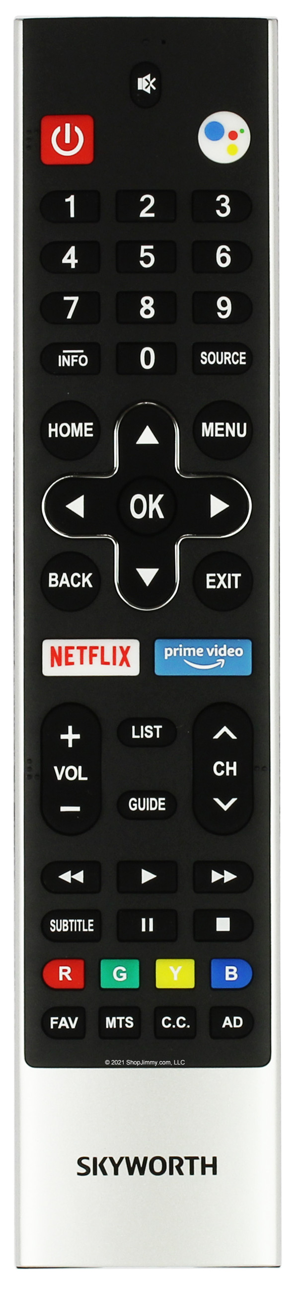 Skyworth HS-7720 Remote Control -- New