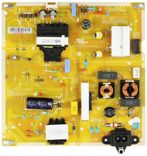 LG EAY65149308 Power Supply/LED Driver Board