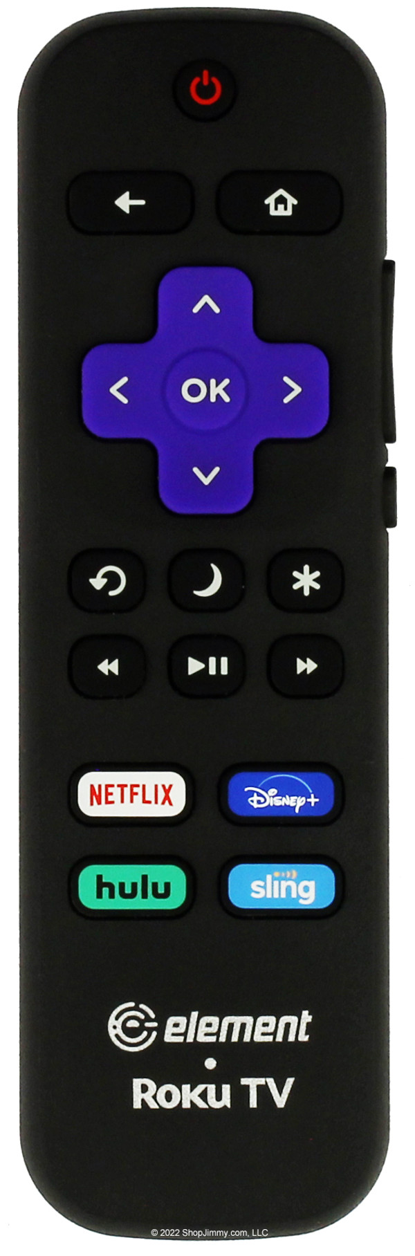 Element 3226000875 Roku TV Remote Control -- New