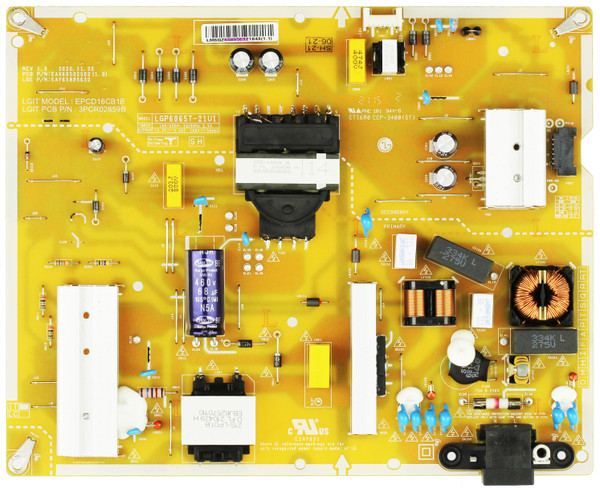 LG EAY65895632 Power Supply/LED Driver Board