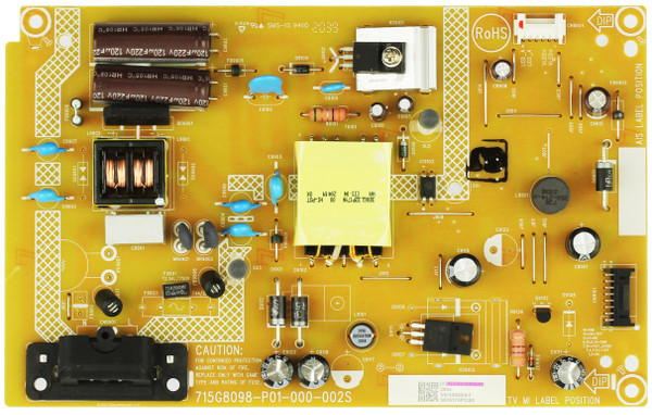 Sharp Insignia PLTVK1205XA1 Power Supply Board