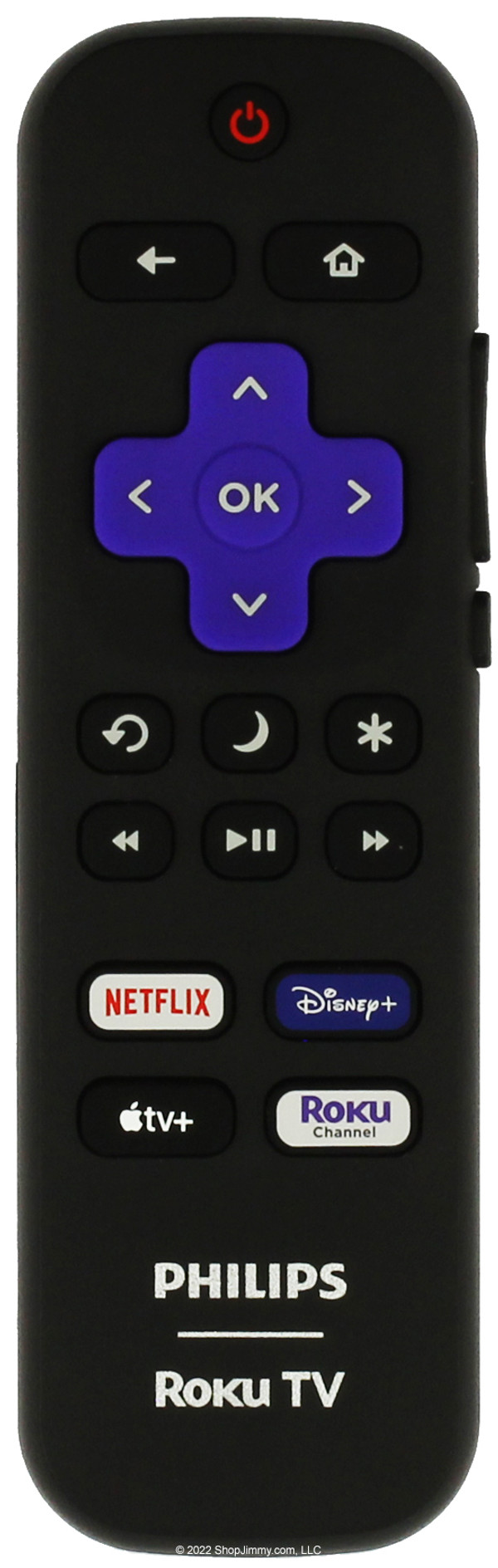 Philips 3226001024 Roku Remote Control -- Open Bag Netflix Disney+ Apple TV Roku