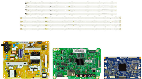 Samsung UN50J6200AFXZA (Ver DH01) Complete LED TV Repair Parts Kit w/Backlight Strips 