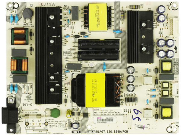 Hisense 247136 Power Supply/LED Board