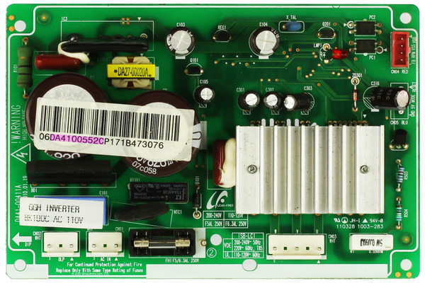 Samsung Refrigerator DA41-00552C PCB Inverter RSG257AARS/XAA