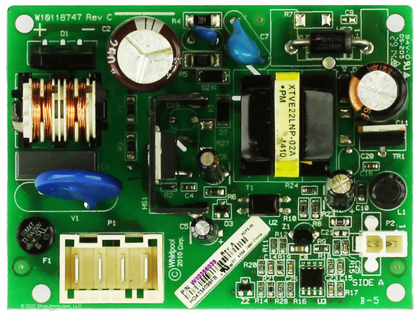 Whirlpool Refrigerator WPW10356039 W10356039 Control Board