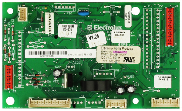 Frigidaire Range 316442010 Power UIB Board