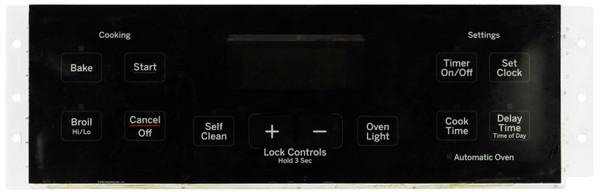 GE Oven WB18X20153 164D8450G032 Control Board  - Black Overlay