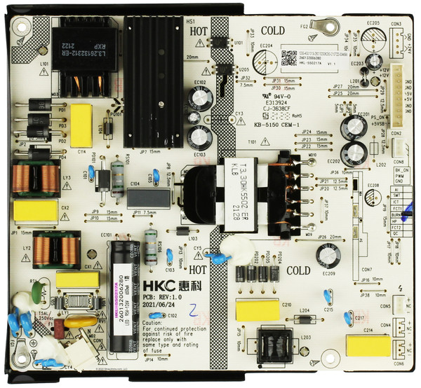 Onn HKL-550217A Power Supply 