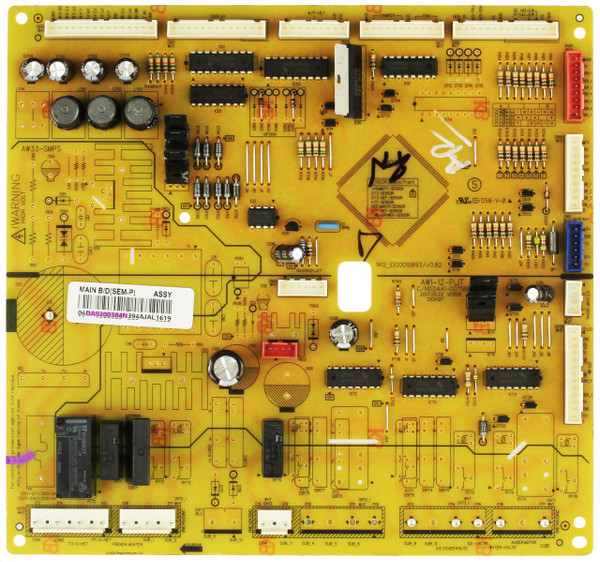 Samsung Refrigerator DA92-00384N Main Board RF260BEAEWW/AA