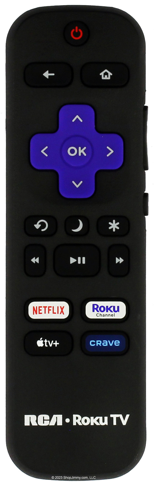 RCA 3226001057 Remote Control Netflix, Roku , Apple, Crave -- Open Bag