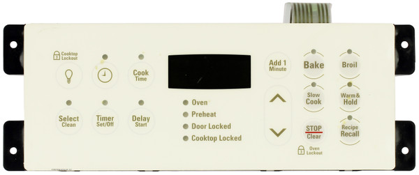 Electrolux Oven 316418500 Electronic Clock Timer ES355, White Overlay