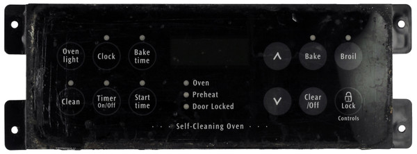 Electrolux Oven 316418303 Electronic Clock Timer, Black Overlay