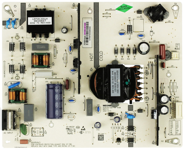 ONN CH1130D-1MF-600B Power Supply / LED Board