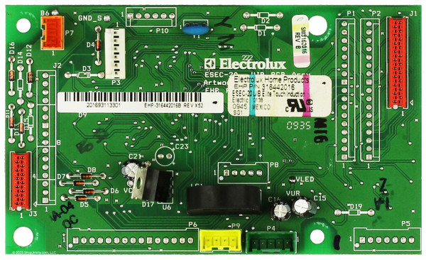 Frigidaire Range 316442016 Power UIB Board