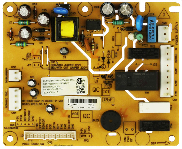 Electrolux Refrigerator A02710601 Main Control Board