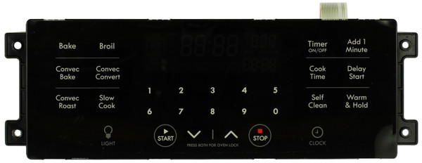 Electrolux Oven 316650001 Electronic Clock Timer, Black Overlay