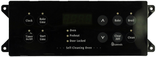 Electrolux Oven 316418200 Electronic Clock Timer, Black Overlay