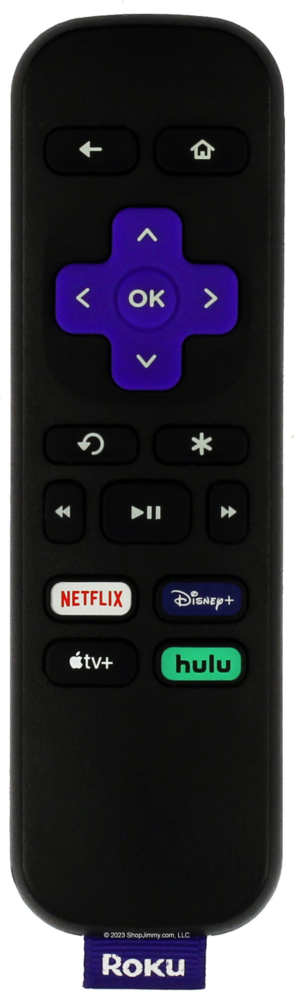 ONN Roku 3226001091 Remote Control Netflix, Disney, Apple, Hulu -- Open Bag