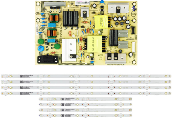 Sharp Insignia LC-50LB601U/NS-50DF710NA19 Power Supply / LED Strips Bundle