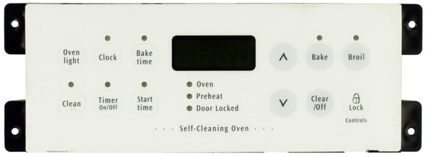 Electrolux Oven 316418300 Electronic Clock Timer, White Overlay
