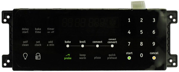 Electrolux Oven 316560117 Electronic Clock Timer ES540, Black Overlay