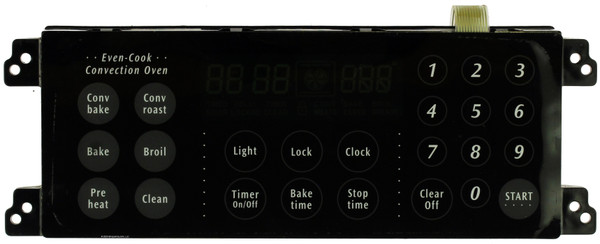 Electrolux Oven 316207620 Electronic Clock Timer, Black Overlay