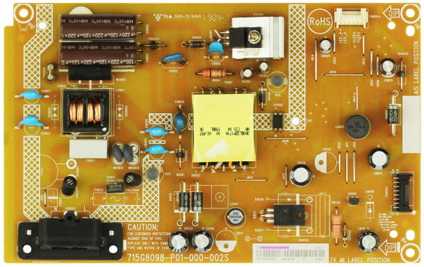 Sharp Insignia PLTVHL161XAHC Power Supply Board