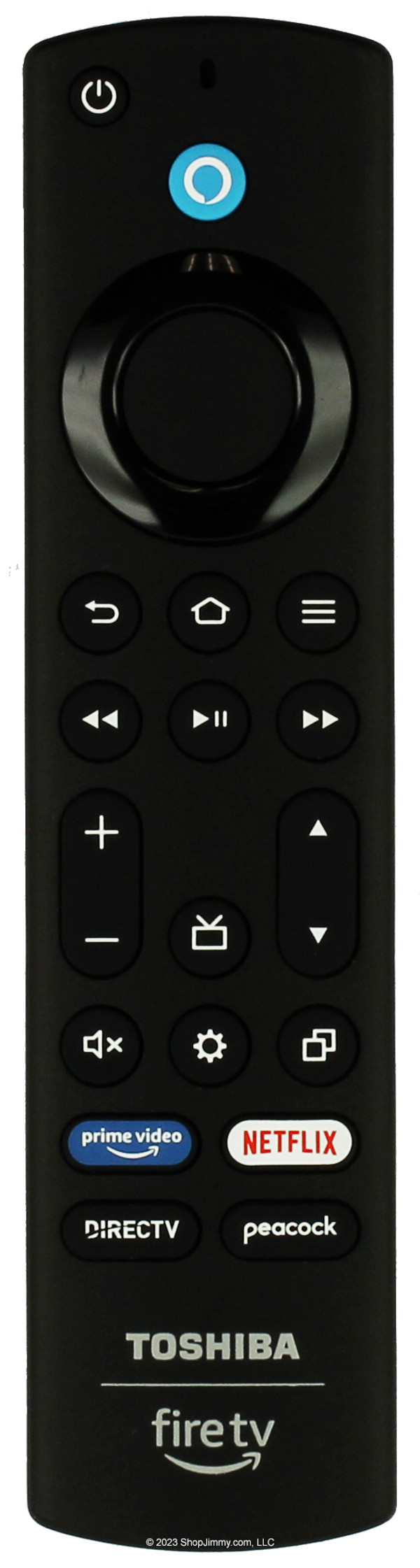 Toshiba 337282 Remote Control Prime Video, Netflix, DirecTV, Peacock -- NEW