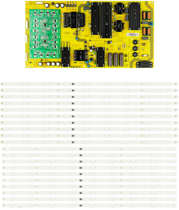Vizio M657G0 Power Supply / LED Backlight Strips Bundle
