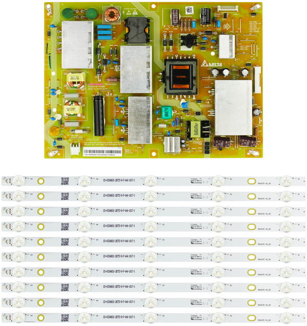 Makvision/Wei-Ya Arcade Monitor MT43W Power Supply/LED Backlight Strips Bundle