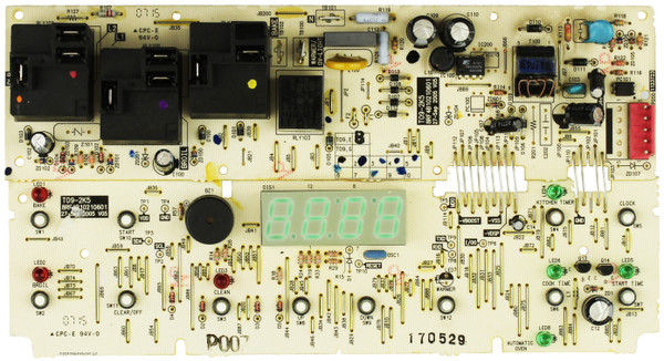 GE 8RF4B10210601 Range Oven Control Board with Display T09-2K5