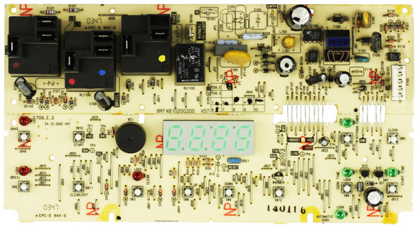 GE 8RF4B10200200 V07 Range Oven Control Board with Display T09,E,G