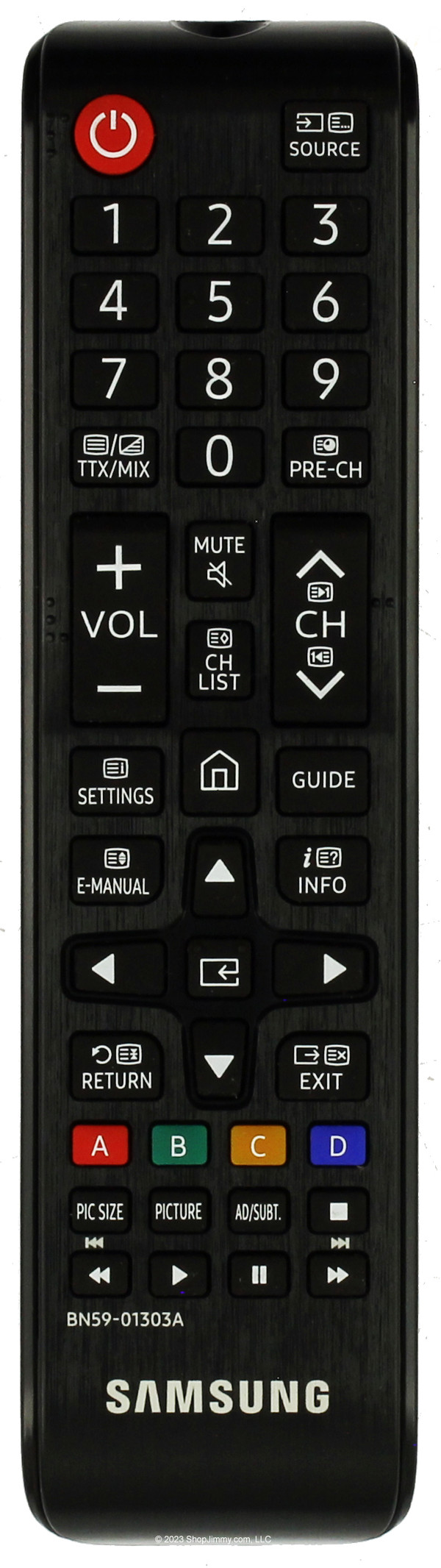 Samsung BN59-01303A Remote Control -- Open Bag