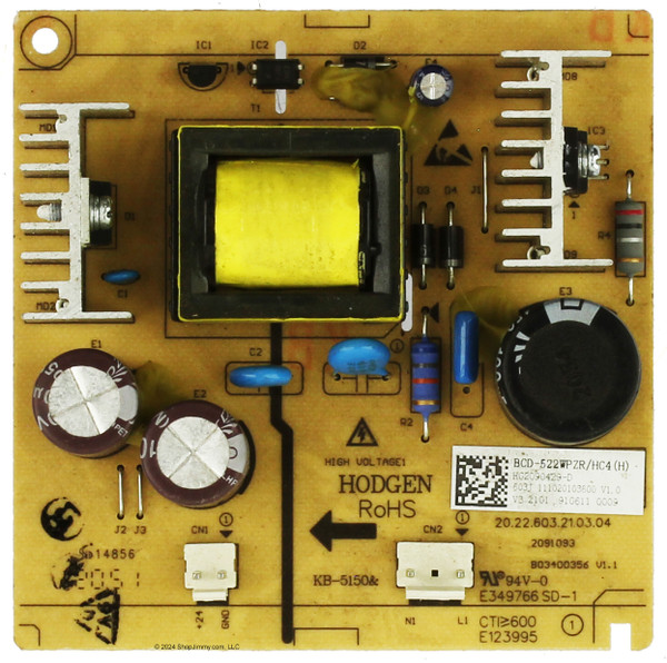 Insignia Refrigerator BCD-522WPZR/HC4(H) Main Board 